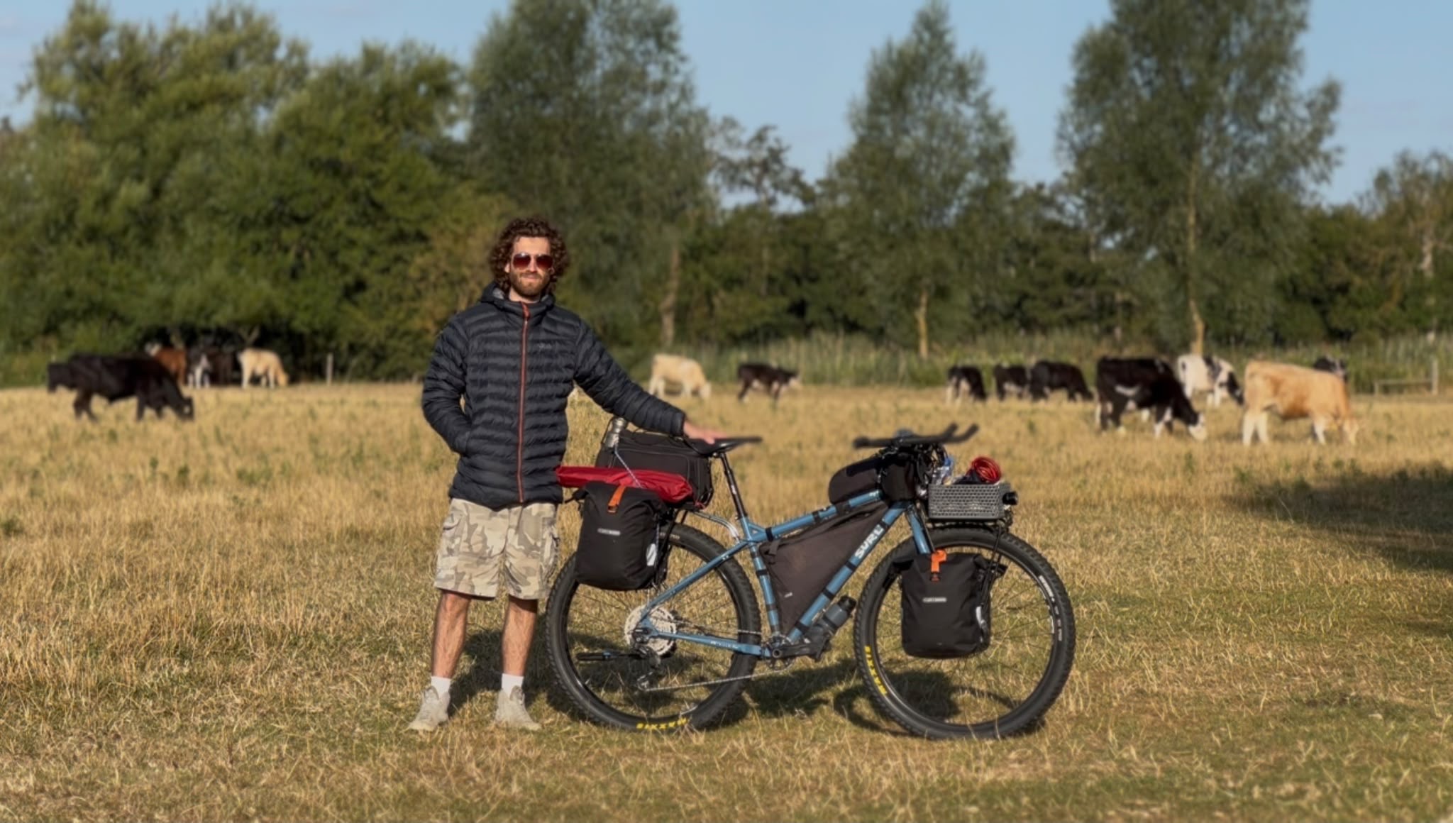 Toby and his loaded Surly Ogre